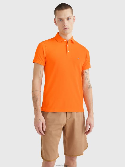 slim fit polo RJV621176 hawaii apelsin Tommy Hilfiger