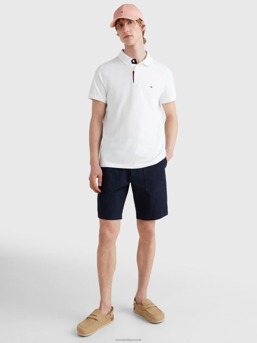 värviblokeeritud polo RJV621125 valge Tommy Hilfiger