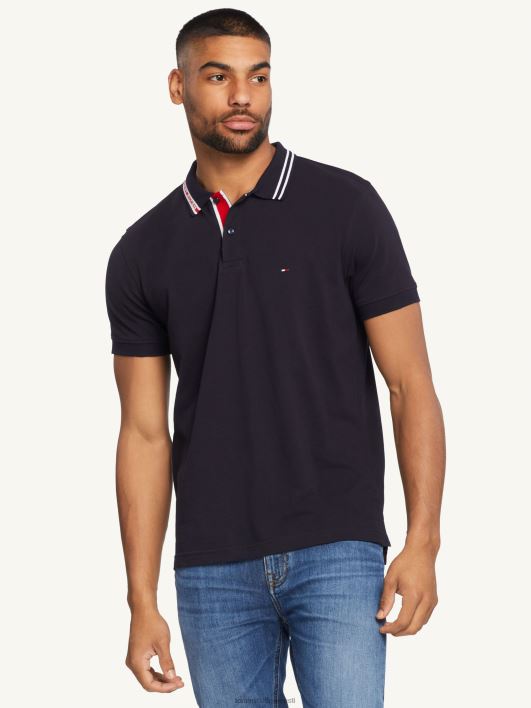 wcc žakaarkrae polo RJV621091 kõrbe taevas Tommy Hilfiger