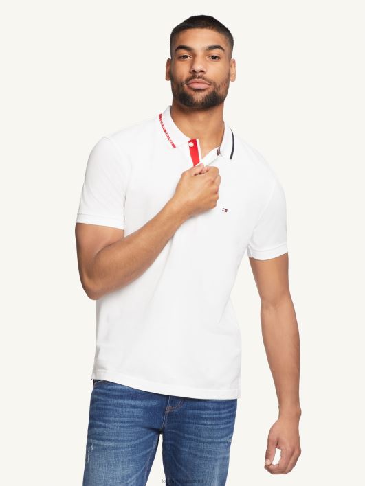 wcc žakaarkrae polo RJV621115 valge Tommy Hilfiger