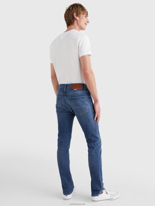 bleecker õhukesed pleekinud teksad RJV621020 seeder indigo Tommy Hilfiger