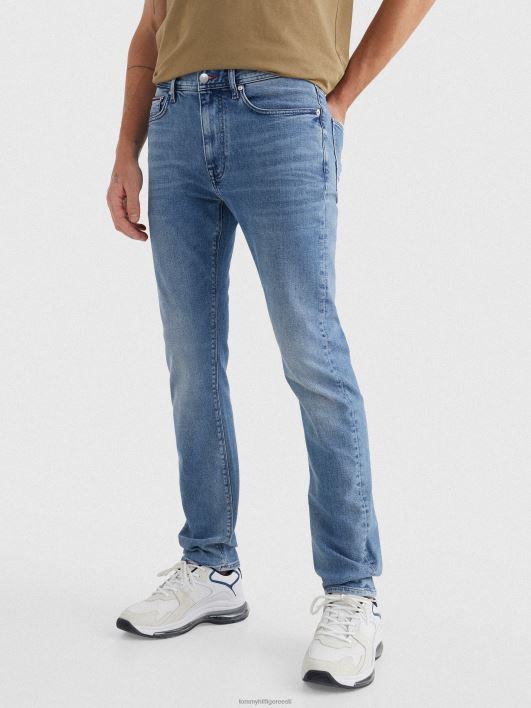 bleecker õhukesed pleekinud teksad RJV621025 jalakas indigo Tommy Hilfiger