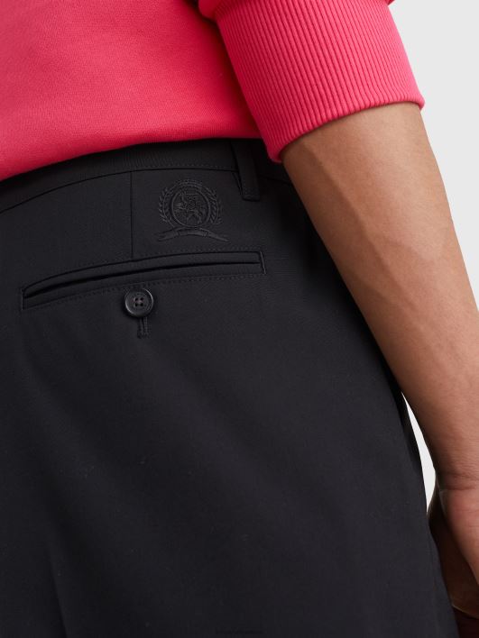 crest bootcut püksid RJV621042 must Tommy Hilfiger