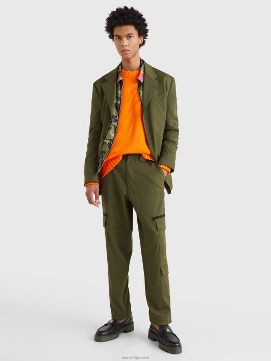 harjaga pingevabad püksid RJV621041 Northwoodi oliiv Tommy Hilfiger