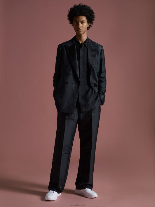 kollektsiooni žakaarmadratsiga püksid RJV621083 must Tommy Hilfiger