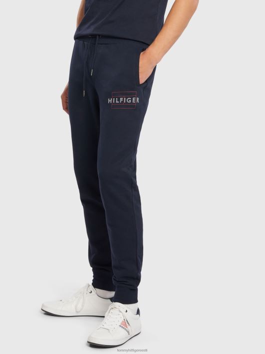 lineaarse lipuga dressipüksid RJV621029 kõrbe taevas Tommy Hilfiger