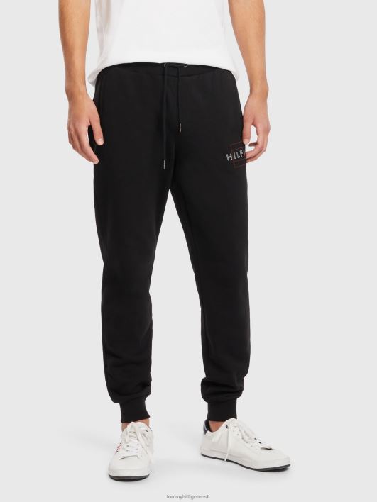 lineaarse lipuga dressipüksid RJV621052 must Tommy Hilfiger