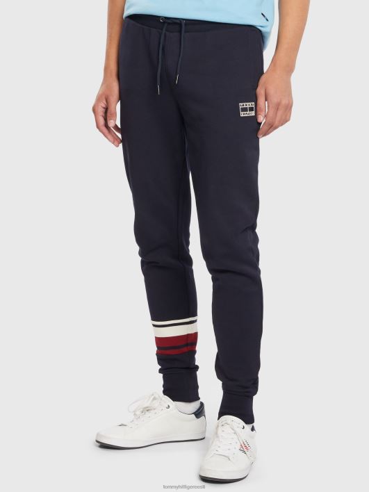 triibulise detailiga dressipüksid RJV621068 kõrbe taevas Tommy Hilfiger