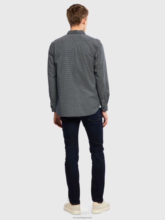 core flex geoprint särk RJV621232 süsinik-mere-/valge Tommy Hilfiger