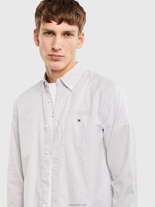 core flex geoprint särk RJV621233 valge/süsinikmerestik Tommy Hilfiger