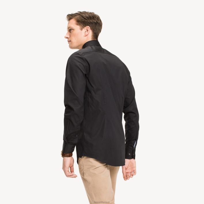 core slim poplin särk RJV621194 lipp must Tommy Hilfiger