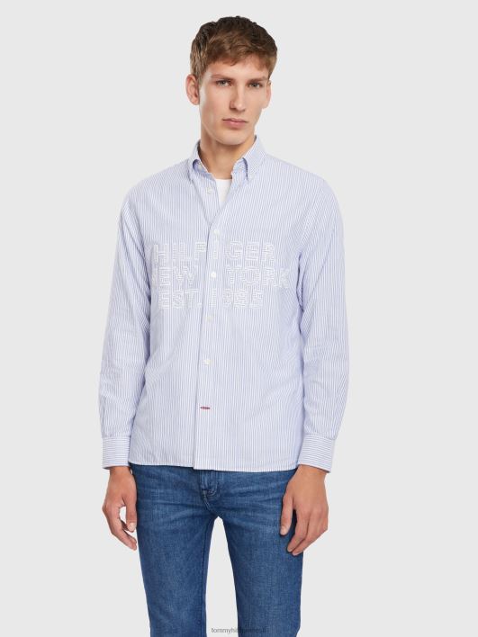 ithaca kunstiteose särk RJV621214 Kopenhaageni sinine/valge Tommy Hilfiger