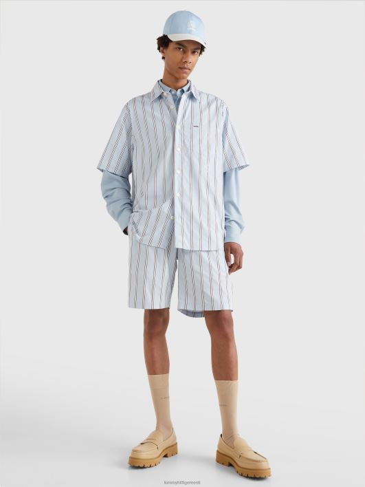 lääneranniku prep haritriibuline lühikeste varrukatega särk RJV621256 mitu Tommy Hilfiger