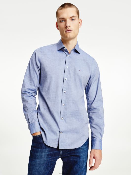 üleni täpiline särk RJV621255 sinine/punane Tommy Hilfiger