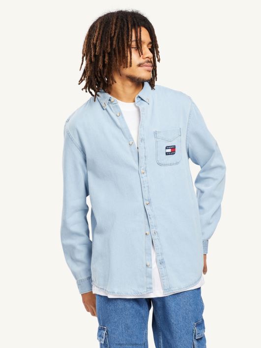 märgi teksasärk RJV621253 kerge indigo Tommy Hilfiger