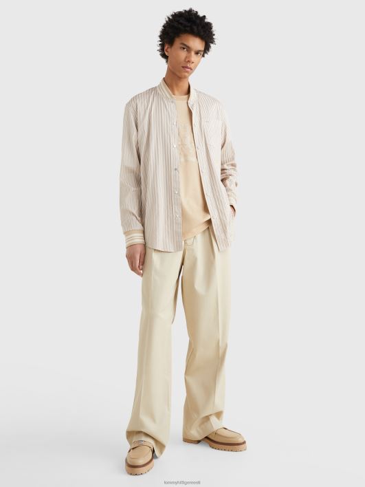 pesapalli kraega puuvillane särk RJV621241 triip Tommy Hilfiger