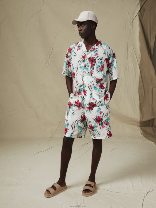 west coast prep kerge trükiga lühikeste varrukatega särk RJV621238 mitu Tommy Hilfiger