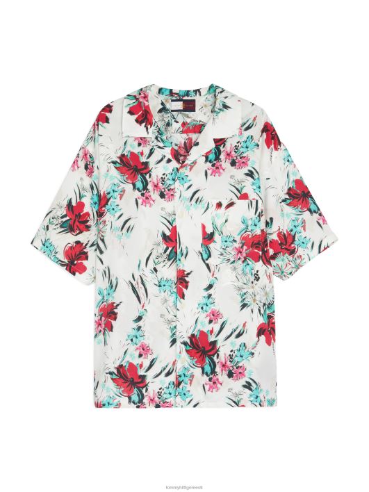 west coast prep kerge trükiga lühikeste varrukatega särk RJV621238 mitu Tommy Hilfiger