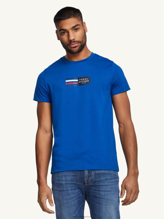 ettevõtte graafiline tee RJV621629 kreeka saare sinine Tommy Hilfiger