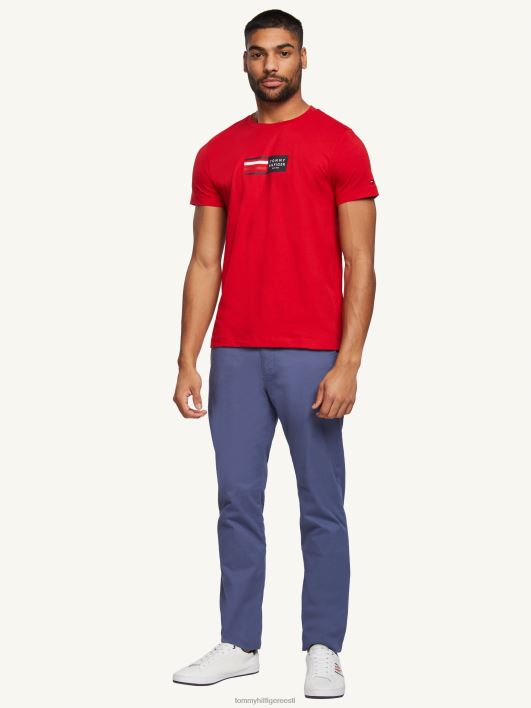 ettevõtte graafiline tee RJV621638 esmane punane Tommy Hilfiger