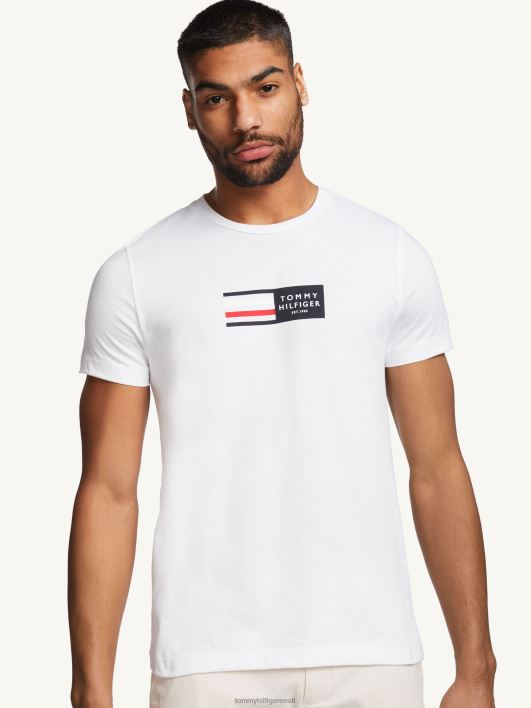 ettevõtte graafiline tee RJV621639 valge Tommy Hilfiger