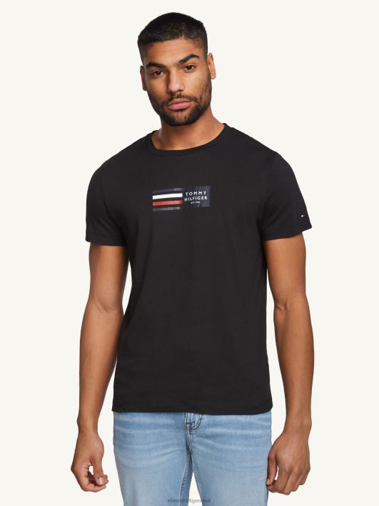 ettevõtte graafiline tee RJV621657 must Tommy Hilfiger