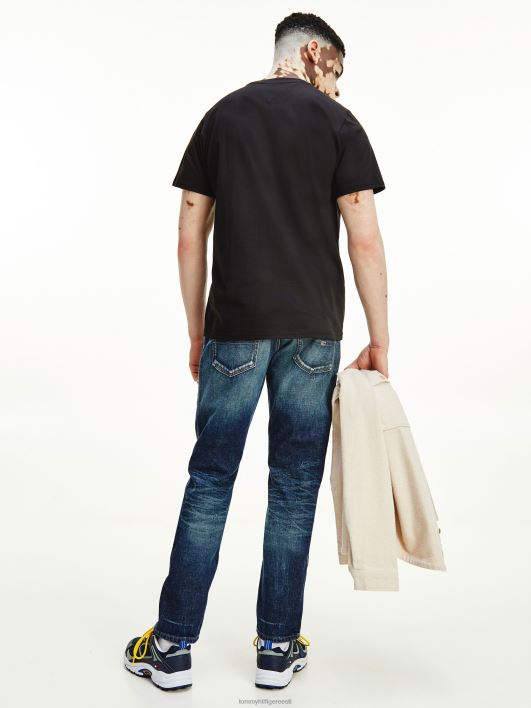 ettevõtte logoga tee RJV621477 must Tommy Hilfiger