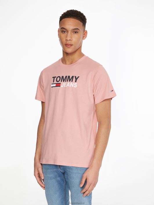ettevõtte logoga tee RJV621643 Broadway roosa Tommy Hilfiger