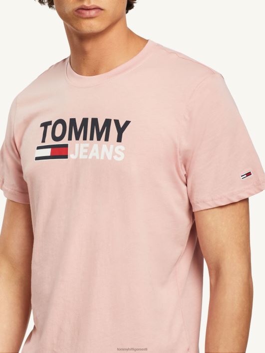 ettevõtte logoga tee RJV621643 Broadway roosa Tommy Hilfiger