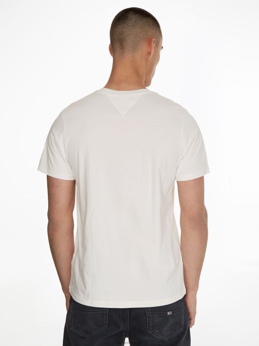 ettevõtte logoga tee RJV621698 iidne valge Tommy Hilfiger