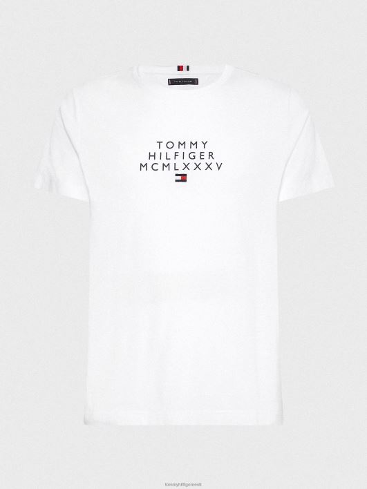 graafilise logoga T-särk RJV621495 valge Tommy Hilfiger