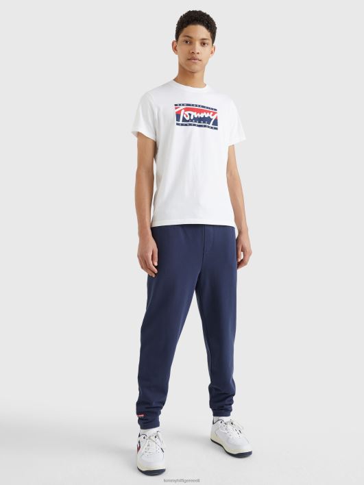 hädavajalik logoga T-särk RJV621493 valge Tommy Hilfiger
