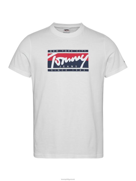 hädavajalik logoga T-särk RJV621493 valge Tommy Hilfiger