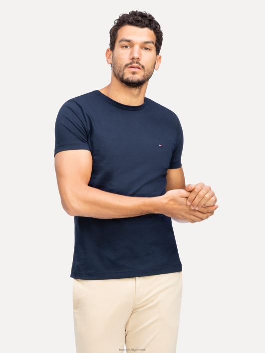 hädavajalik puuvillane tee RJV621489 kõrbe taevas Tommy Hilfiger