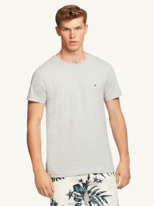 hädavajalik puuvillane tee RJV621528 helehall kanarbik Tommy Hilfiger