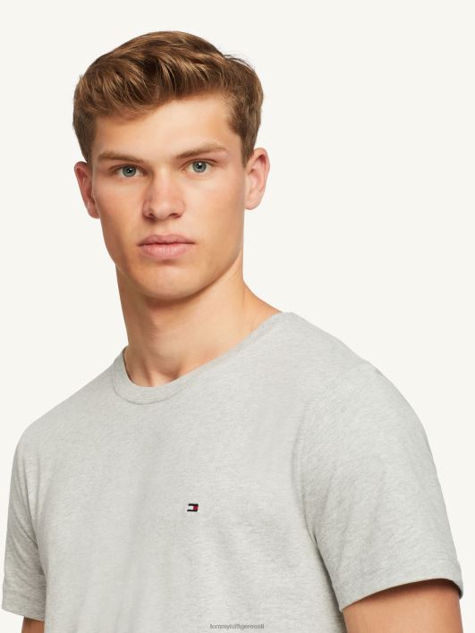 hädavajalik puuvillane tee RJV621528 helehall kanarbik Tommy Hilfiger
