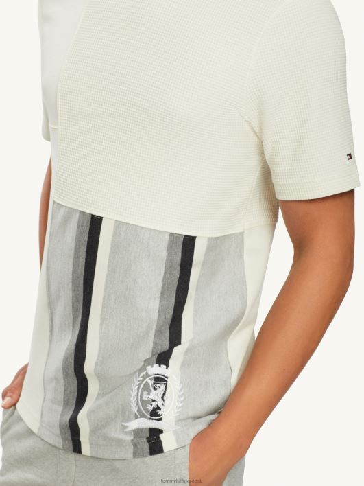 ikooni tekstuuriga tee RJV621589 elevandiluust Tommy Hilfiger