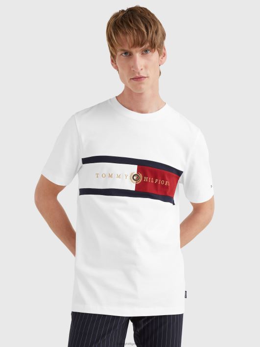 ikoonide harjaga t-särk RJV621571 valge Tommy Hilfiger