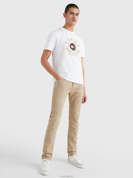 ikoonidega tikandiga T-särk RJV621584 valge Tommy Hilfiger