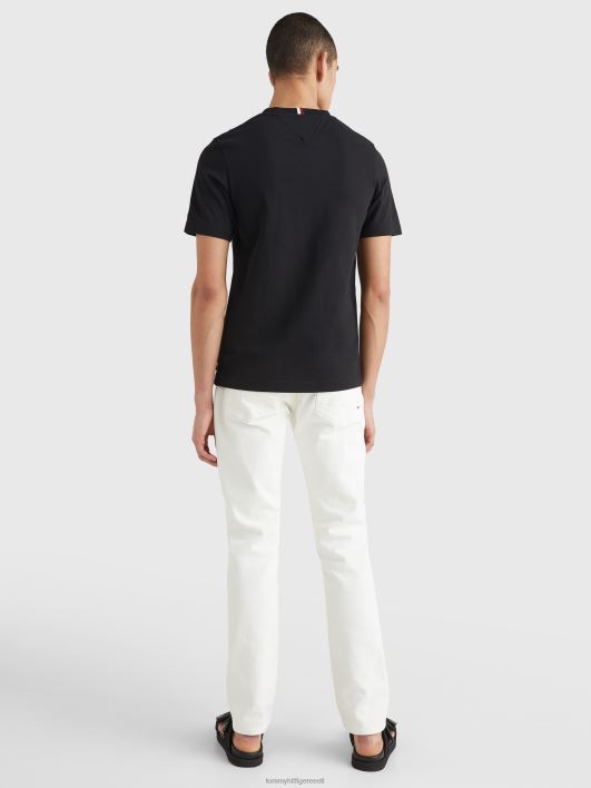 ikoonidega tikandiga T-särk RJV621630 must Tommy Hilfiger