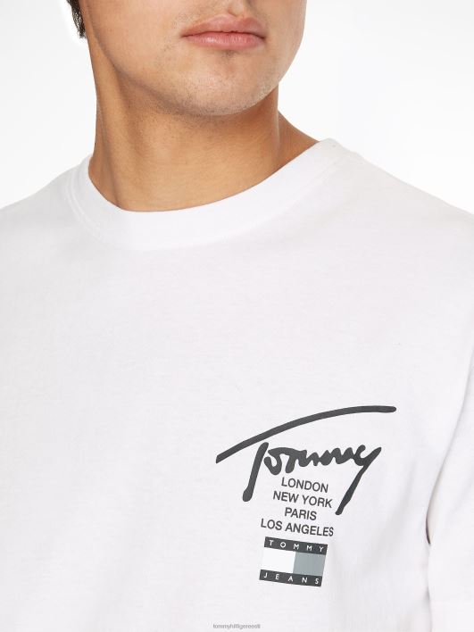 kaasaegne sig tee RJV621691 valge Tommy Hilfiger