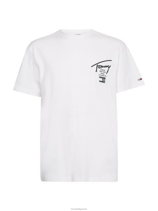 kaasaegne sig tee RJV621691 valge Tommy Hilfiger