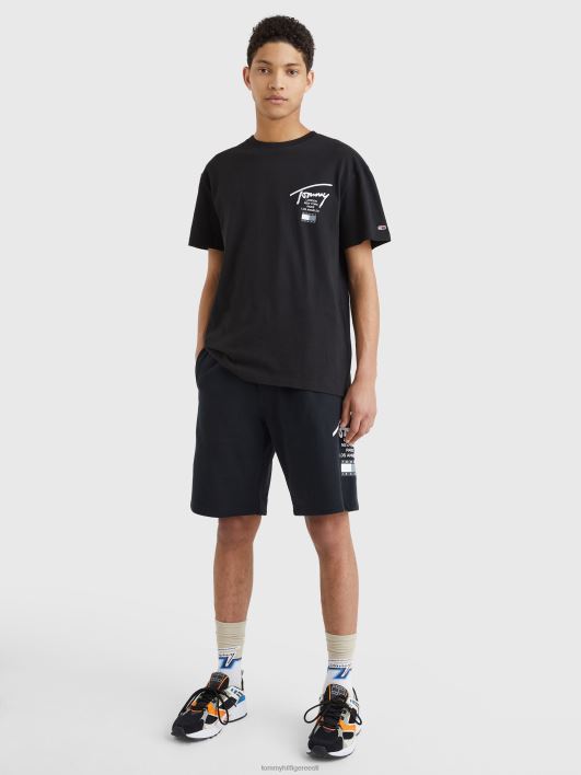 kaasaegne sig tee RJV621693 must Tommy Hilfiger