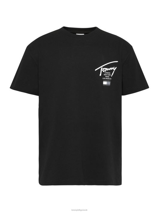 kaasaegne sig tee RJV621693 must Tommy Hilfiger