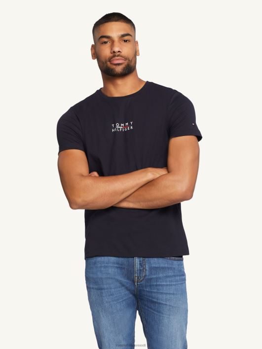 kandiline logoga tee RJV621476 kõrbe taevas Tommy Hilfiger