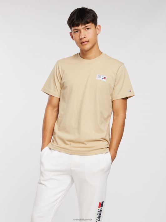 kootud etiketiga tee RJV621604 savanni liiv Tommy Hilfiger