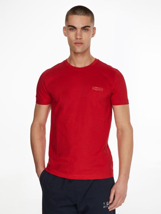 kootud märgi tee RJV621554 esmane punane Tommy Hilfiger