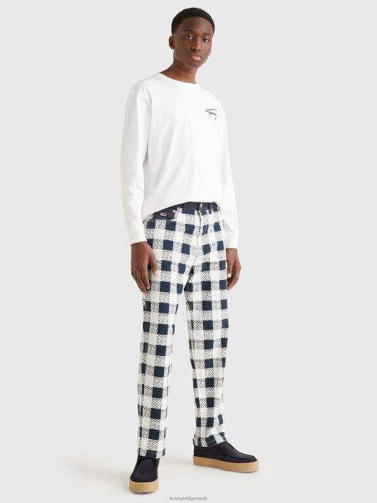 logoga pikkade varrukatega T-särk RJV621670 valge Tommy Hilfiger