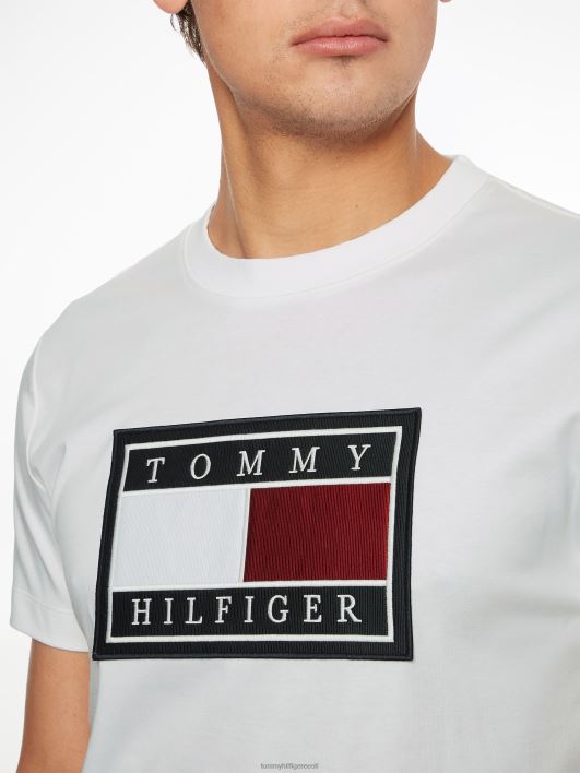 lux interlock tee RJV621510 valge Tommy Hilfiger