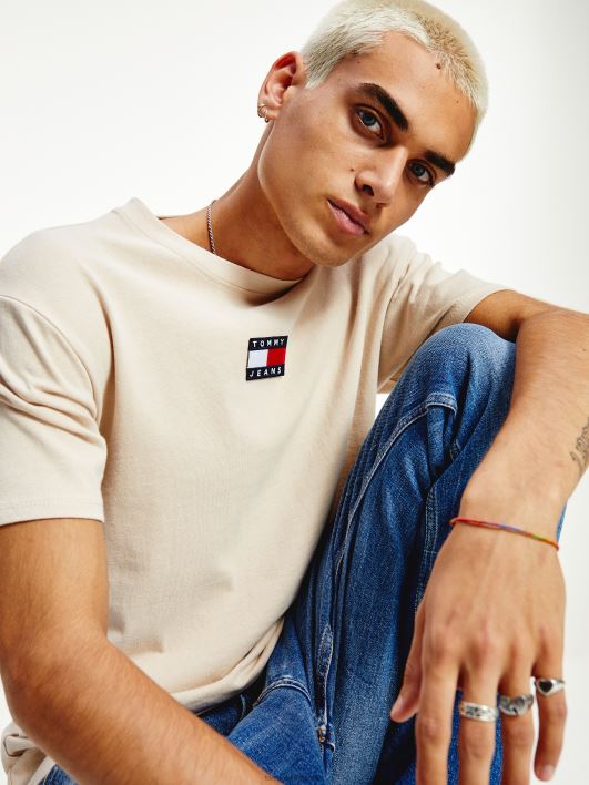 märgi t-särk RJV621557 sile kivi Tommy Hilfiger